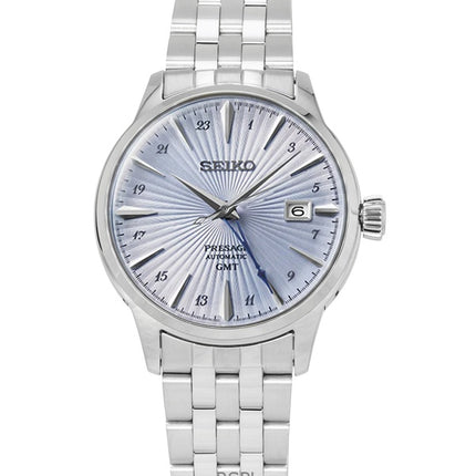 Seiko Presage Cocktail Stainless Steel Light Blue Dial Automatic SSK037J1 Men's Watch