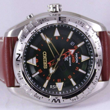 Seiko Prospex Land Kinetic GMT 100M SUN051P1 SUN051P Mens Watch