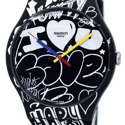 Swatch Originals Love Wall Quartz SUOB125 Unisex Watch