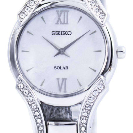 Seiko Solar Swarovski Crystals SUP213 SUP213P1 SUP213P Womens Watch
