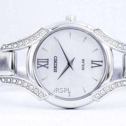 Seiko Solar Swarovski Crystals SUP213 SUP213P1 SUP213P Womens Watch
