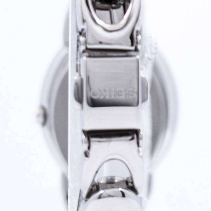 Seiko Solar Two Tone Swarovski Crystals SUP296 SUP296P1 SUP296P Womens Watch