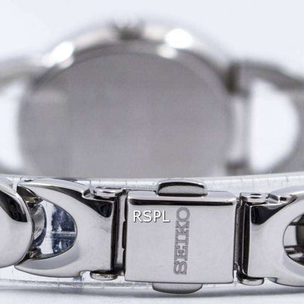 Seiko Solar Two Tone Swarovski Crystals SUP296 SUP296P1 SUP296P Womens Watch