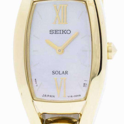 Seiko Solar Gold Tone SUP314 SUP314P1 SUP314P Womens Watch