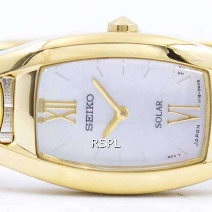Seiko Solar Gold Tone SUP314 SUP314P1 SUP314P Womens Watch