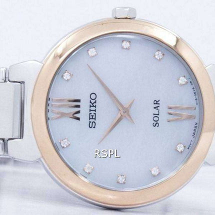 Seiko Classic Solar Diamond Accent SUP382 SUP382P1 SUP382P Women's Watch