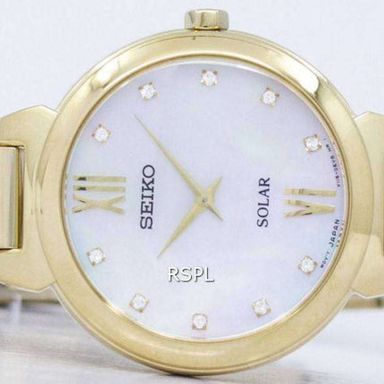 Seiko Solar Diamond Accent SUP384 SUP384P1 SUP384P Women's Watch