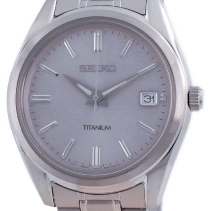 Seiko Discover More Titanium Quartz SUR369 SUR369P1 SUR369P 100M Mens Watch