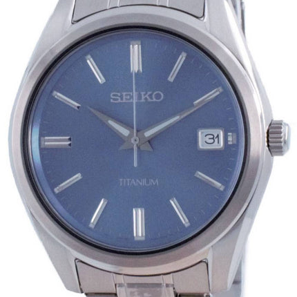 Seiko Discover More Titanium Quartz SUR371 SUR371P1 SUR371P 100M Mens Watch