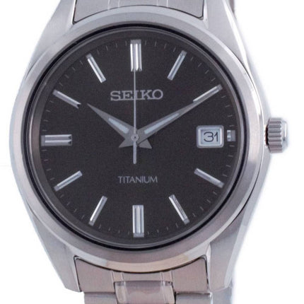 Seiko Discover More Titanium Quartz SUR375 SUR375P1 SUR375P 100M Mens Watch
