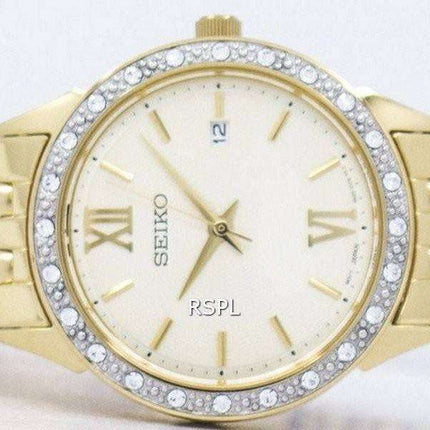 Seiko Quartz Diamond Accent SUR688 SUR688P1 SUR688P Women's Watch