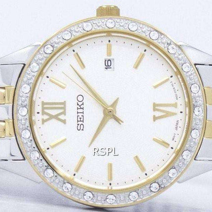 Seiko Quartz Diamond Accent SUR690 SUR690P1 SUR690P Women's Watch