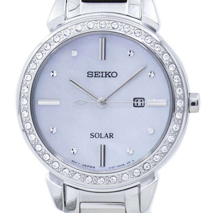 Seiko Solar Diamond Accent SUT327 SUT327P1 SUT327P Women's Watch