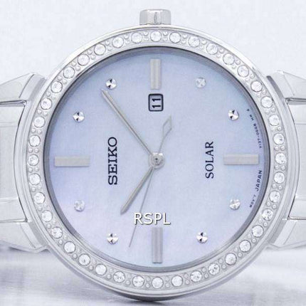 Seiko Solar Diamond Accent SUT327 SUT327P1 SUT327P Women's Watch