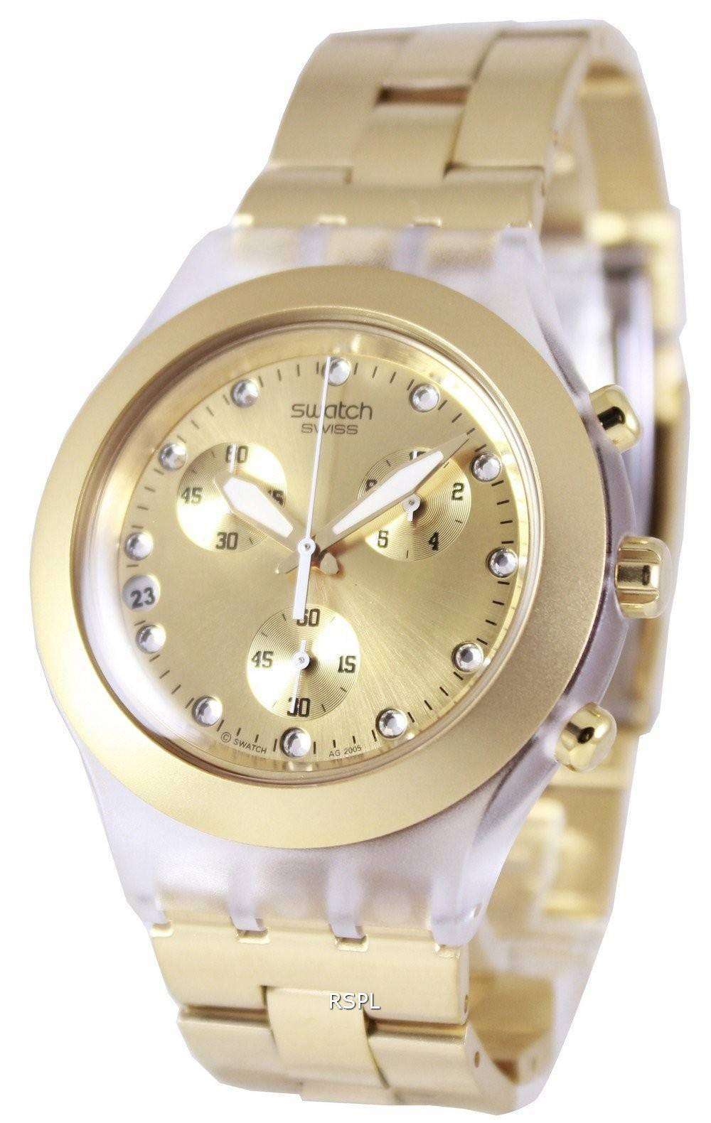 Swatch Irony Diaphane Full-Blooded Chronograph SVCK4032G Unisex - Main Image