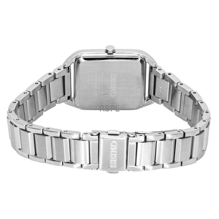 Seiko Essentials Stainless Steel Green Dial Quartz SWR075P1 Women's Watch