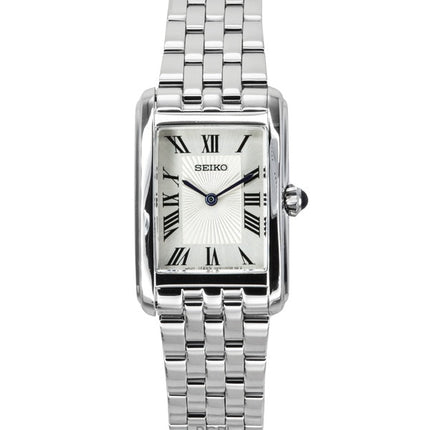 Seiko classic Stainless Steel White Dial Quartz SWR083P1 Women's Watch