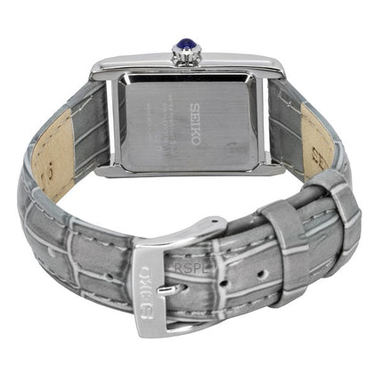 Seiko Classic Leather Strap White Dial Quartz SWR099P1 Women's Watch