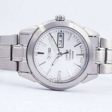 Seiko Sapphire Titanium Quartz SXA111 SXA111P1 SXA111P Womens Watch