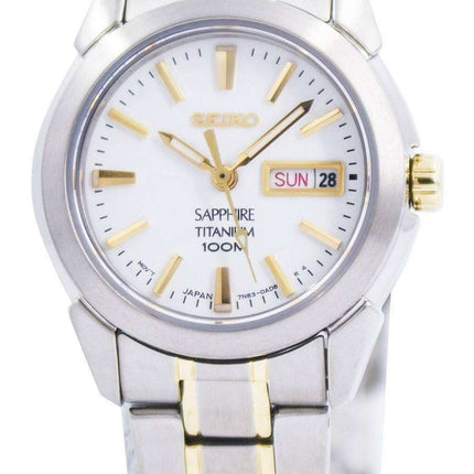 Seiko Sapphire Titanium Quartz 100M SXA115 SXA115P1 SXA115P Womens Watch