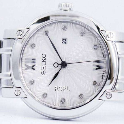 Seiko Quartz Diamond Accent SXDG79 SXDG79P1 SXDG79P Womens Watch