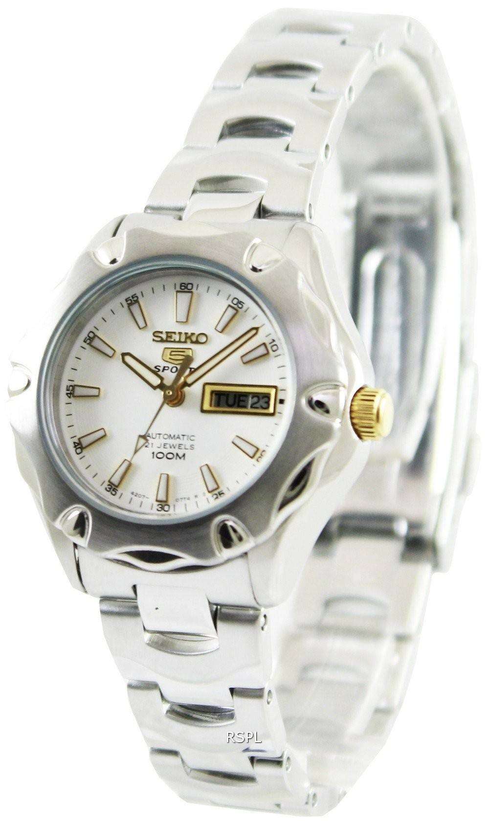 Seiko Sports Automatic 21 Jewels SYMJ45K1 SYMJ45K Womens Watch