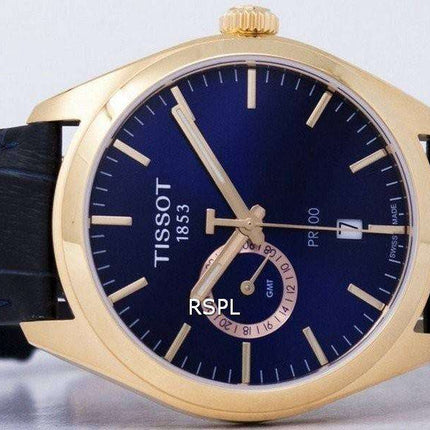 Tissot T-Classic PR 100 Dual Time Quartz T101.452.36.041.00 T1014523604100 Men's Watch