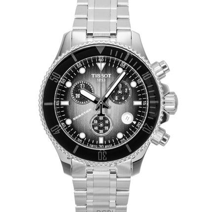 Tissot Seastar 1000 Chronograph Stainless Steel Black Dial Quartz Diver's T120.217.11.061.00 300M Men's Watch