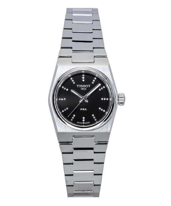 Tissot PRX Stainless Steel Black Dial Quartz T137.010.11.056.00 100M Women's Watch