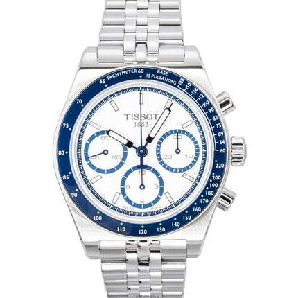 Tissot PR516 Chronograph Stainless Steel White Dial Automatic T149.462.11.011.00 100M Men's Watch
