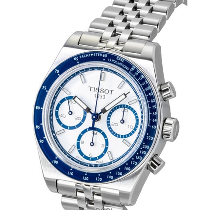 Tissot PR516 Chronograph Stainless Steel White Dial Automatic T149.462.11.011.00 100M Men's Watch