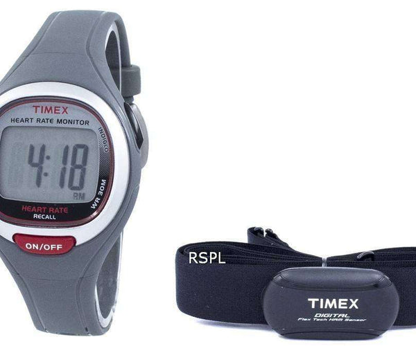 Timex Easy Trainer Heart Rate Monitor Indiglo BPM Digital T5K729