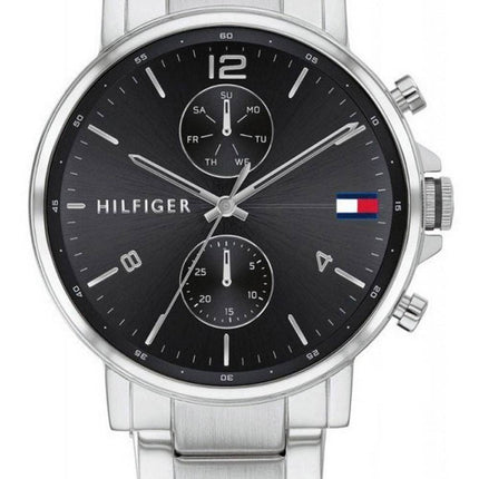 Tommy Hilfiger Daniel Black Dial Stainless Steel Quartz 1710413 Men's Watch