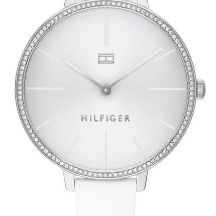 Tommy Hilfiger Kelly Silver Dial Leather Strap Quartz 1782109 Women's Watch