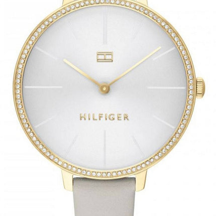 Tommy Hilfiger Kelly Crystal Accents Leather Strap Quartz 1782110 Women's Watch