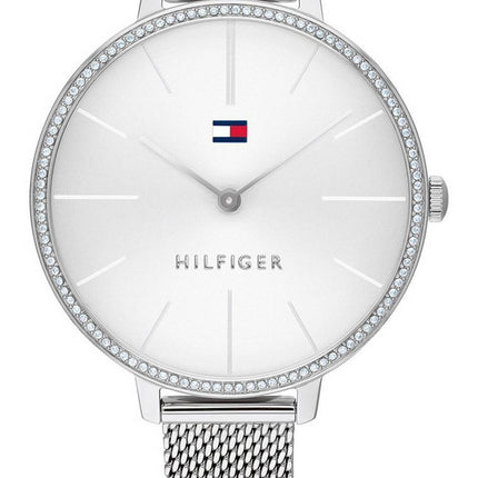 Tommy Hilfiger Kelly Crystal Accents Stainless Steel Quartz 1782113 Women's Watch