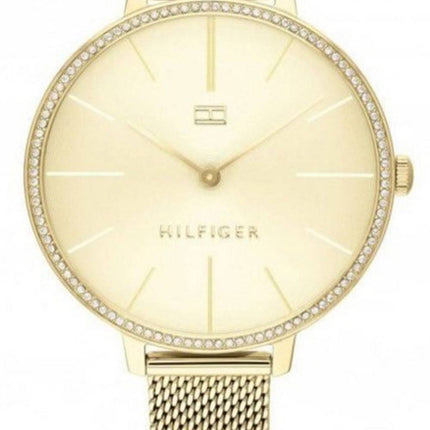 Tommy Hilfiger Kelly Crystal Accents Gold Tone Stainless Steel Quartz 1782114 Women's Watch