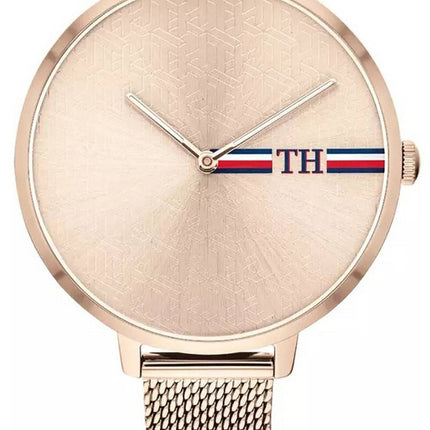 Tommy Hilfiger Alexa Rose Gold Tone Stainless Steel Quartz 1782158 Women's Watch