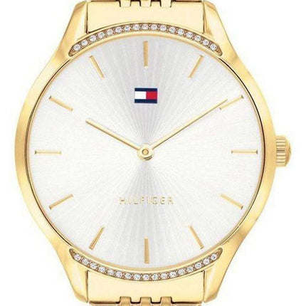 Tommy Hilfiger Crystal Accents Gold Tone Stainless Steel Quartz 1782211 Women's Watch