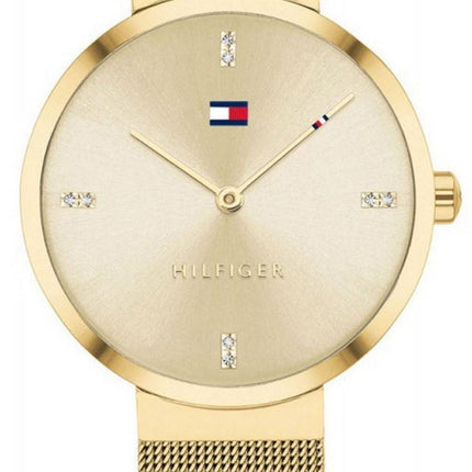 Tommy Hilfiger Liberty Crystal Accents Gold Tone Stainless Steel Quartz 1782217 Women's Watch