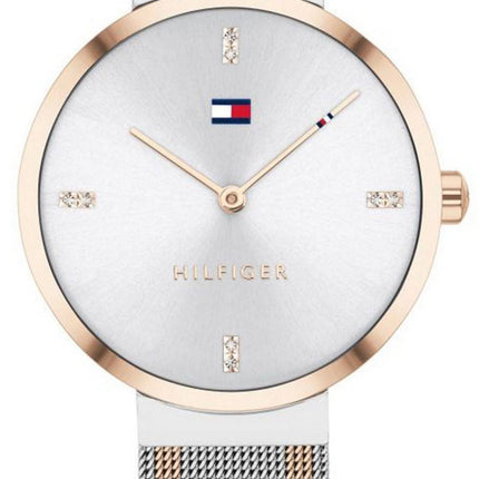 Tommy Hilfiger Liberty Crystal Accents Two Tone Stainless Steel Quartz 1782221 Women's Watch