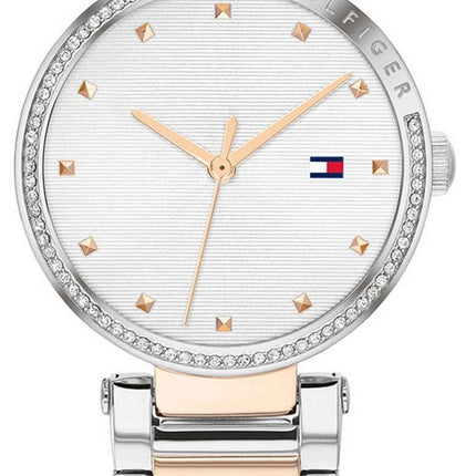Tommy Hilfiger Lynn Crystal Accents Two Tone Stainless Steel Quartz 1782236 Women's Watch