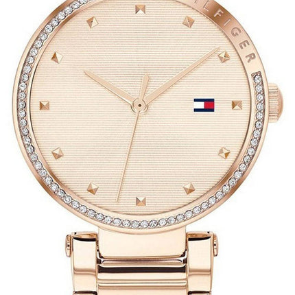 Tommy Hilfiger Lynn Crystal Accents Rose Gold Tone Stainless Steel Quartz 1782237 Women's Watch