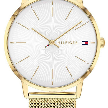 Tommy Hilfiger Alex White Dial Gold Tone Stainless Steel Quartz 1782245 Womens Watch