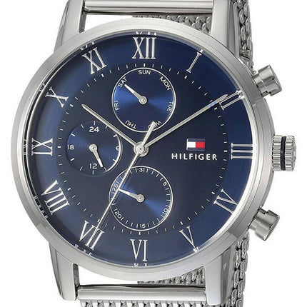 Tommy Hilfiger Kane Blue Dial Stainless Steel Quartz 1791398 Mens Watch