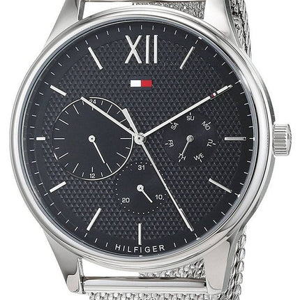Tommy Hilfiger Damon Black Dial Stainless Steel Quartz 1791415 Mens Watch