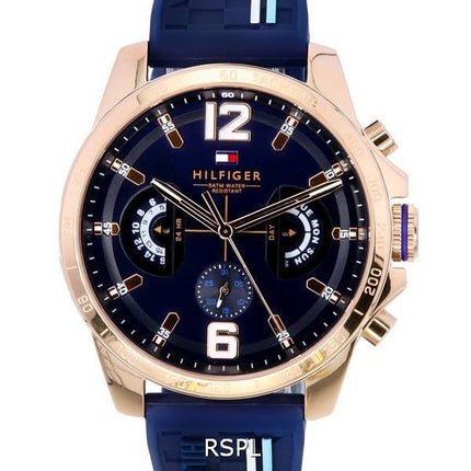Tommy Hilfiger Decker Multifunction Blue Dial Quartz 1791474 Men's Watch