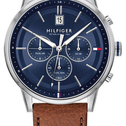 Tommy Hilfiger Kyle Chronograph Leather Strap Quartz 1791629 Mens Watch