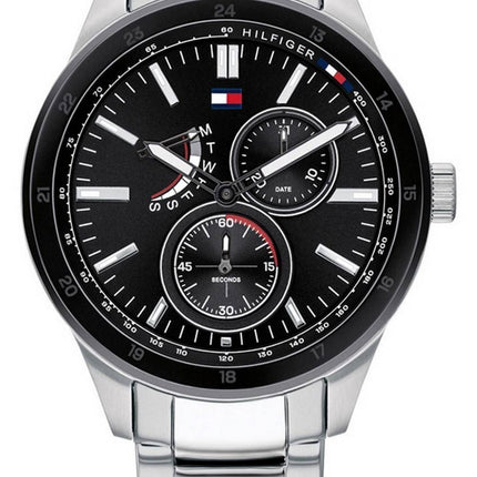 Tommy Hilfiger Austin Black Dial Stainless Steel Quartz 1791639 Men's Watch