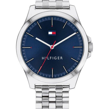 Tommy Hilfiger Barclay Stainless Steel Blue Dial Quartz 1791713 Mens Watch